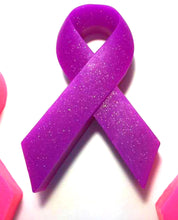 Load image into Gallery viewer, Breast Cancer or Lupus Awareness Pink Purple Ribbon Soap - Gift for Her - Pink Ribbon - Purple Ribbon - You Choose Color/Scent