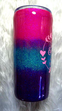 Load image into Gallery viewer, READY TO SHIP - Be Still and Know That I am God Holographic Glitter Tumbler Cup - Christian - Faith - Pink, Blue, Purple - 20 oz