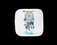 Load image into Gallery viewer, Dream Catcher Oven Mitt Pot Holder Towel Gift Set, Boho, Personalized, Custom, Gifts for Mom, Housewarming Gift.Wedding.Custom Kitchen Set