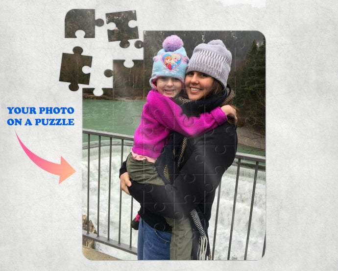 Custom Photo Puzzle - Personalized Photo Puzzle - Picture Jigsaw Puzzle - Photo Puzzle - Custom Photo Gift - Photo Gift - 48 Pieces - 8