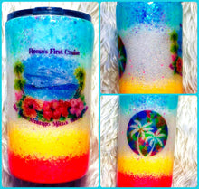 Load image into Gallery viewer, Cruise Tumbler, Vacation Tumblers, Beach Tumblers, Vacation Cups, Cruise Cup, Personalized Tumbler, Vacation Cup, Stainless Steel Tumbler