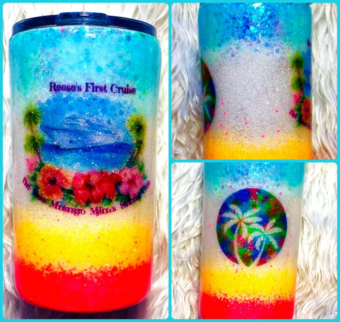 Cruise Tumbler, Vacation Tumblers, Beach Tumblers, Vacation Cups, Cruise Cup, Personalized Tumbler, Vacation Cup, Stainless Steel Tumbler