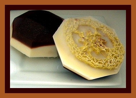 Soap - Loofah Soap - Mocha Latte Coffee Soap - Exfoliator - FREE U.S. SHIPPING - Coffee Lover Gift - Gift for Mom, Sister, Aunt