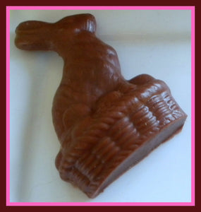 Chocolate Bunny Soap - Rabbit - Easter Basket Filler - Soap for Kids - Candy Soap - Gift for Children, Dad - Free U.S. Shipping - Set of 2