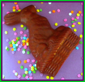 Chocolate Bunny Soap - Rabbit - Easter Basket Filler - Soap for Kids - Candy Soap - Gift for Children, Dad - Free U.S. Shipping - Set of 2