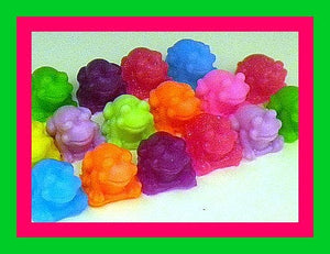 Soap - Frogs - Mini Frogs - 20 Soaps - Free U.S. Shipping - Party Favors - Birthdays - Soap for Kids - Mini Soap Favors