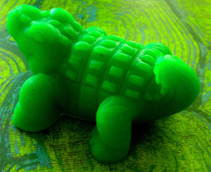 Soap - Alligator - Crocodile - Party Favors - Birthdays - Free U.S. Shipping - Soap for Kids - You Choose Scent and Color
