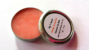 All Natural Lip Balm - Orange Dreamsicle- Tin - Gift for Teen Girls - Free U.S. Shipping