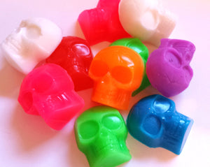 Halloween Skull Soap - Skulls - Fall, Autumn, Scary Soap for Kids - Party Favors - Soap for Kids - Skeleton - 3-D - 8 soaps
