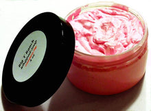 Load image into Gallery viewer, Foaming Bath Butter Whipped Soap in a Jar - 4 oz - Cranberry Fig - FREE U.S. SHIPPING - Winter Soap - Mom Present - Secret Santa Gift