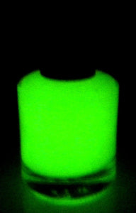 Glow-in-the-Dark Nail Polish - Green - SATURN - FREE U.S. SHIPPING - Nail Polish/Lacquer - Regular Full Sized Bottle (15 ml size)