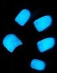 Load image into Gallery viewer, Glow-in-the-Dark Nail Polish - Blue - Little Dipper - Custom Blended - FREE U.S. SHIPPING - Full Sized Bottle (15 ml size)