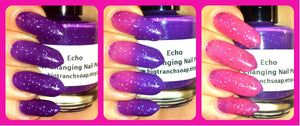 Color Changing Thermal Nail Polish - "Echo" - Temperature Changing-Custom Blended Polish/Lacquer -FREE U.S. SHIPPING