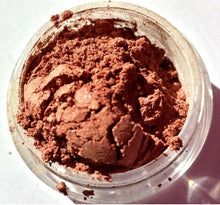 Load image into Gallery viewer, Mineral Eye Shadow - Copper/Dark Peach Shimmer Eye Shadow - Free U.S. Shipping - &quot;FLAME&quot; - Mineral Makeup - Eyeshadow
