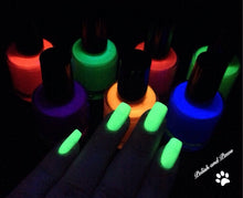 Load image into Gallery viewer, Neon Purple Nail Polish - Fluorescent -PSYCHEDELIC - Free U.S. Shipping - UV Reactive Nail Polish Lacquer