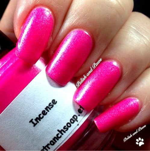 Neon Magenta Pink Nail Polish - FREE U.S. SHIPPING - Fluorescent - 