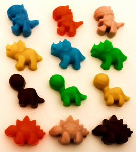 Dinosaur Soap - Dinosaurs - 12 Soaps - Individually Packaged - Free U.S. Shipping -  Birthdays - Soap for Kids - Party Favors