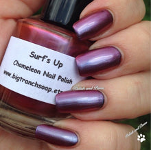 Load image into Gallery viewer, Free U.S. Shipping - Chameleon Nail Polish - Color Shifting Nail Polish/Lacquer - SURF&#39;S UP - Regular Full Sized Bottle (15 ml size)