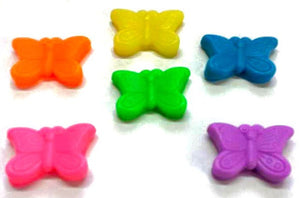Butterfly Soap - Butterflies - 6 Soaps - Party Favors, Birthdays - Bright Colors -  Free U.S. Shipping - You Choose Color and Scent