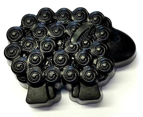 Black Sheep Soap - Lamb - Family - Birthdays- Joke - Prank - Free U.S. Shipping - Animal Soap - Brother Gift