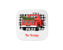 Load image into Gallery viewer, Red Christmas Truck Joy Oven Mitt Pot Holder Towel