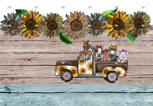 Mailbox Cover with Magnetic Strip - Personalized Farm Animal Leopard Sunflower Truck Mailbox Decor - Custom Address Mailbox Cover, Mailbox