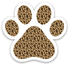 Load image into Gallery viewer, MINI Dog Paw Print Sticker, Pawprints Sticker, Laptop Sticker, Water Bottle Sticker, Dog Paw Sticker, Dog Owner, Paw Print Sticker, Dog Lover