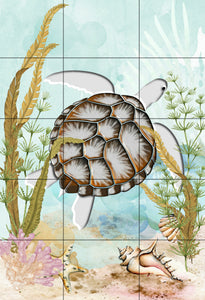 Albino Sea Turtle Garden Flag, Personalized, Garden Flag, Name Garden Flag, Sea Turtle Decor, Sea Turtle Flag, Yard Decor, Yard Decoration