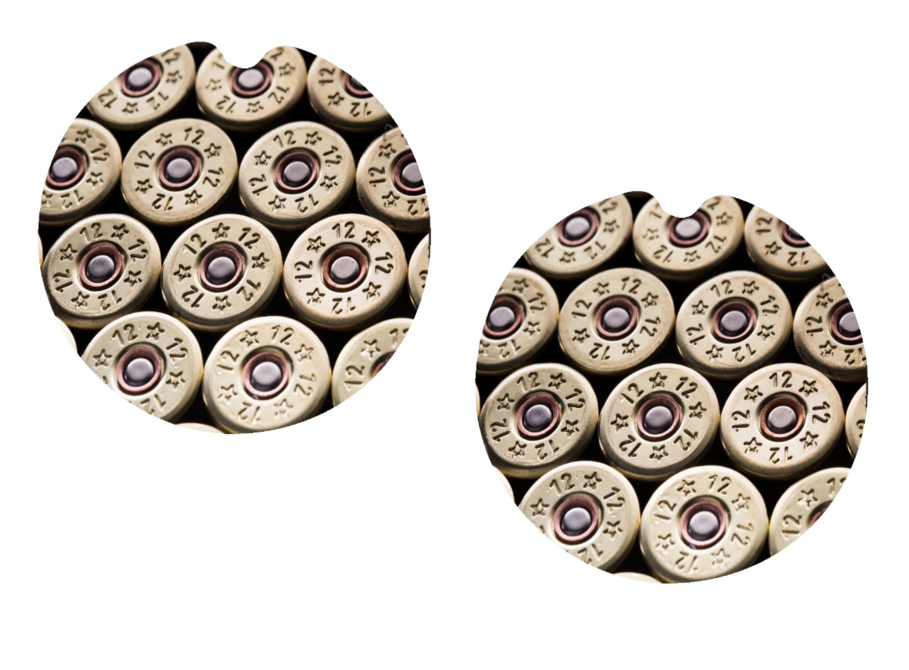 Gun Chamber Ceramic Car Coasters, Set of 2, Bullet Car Coaster, Sandst –  Big T Ranch Colorado