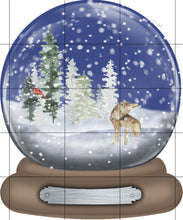 Load image into Gallery viewer, Wolf Snow Globe Christmas Ornament, Personalized Ornament, Custom Christmas Holiday, Name Ornament, Gift for Dad, Man Gift, Man Christmas